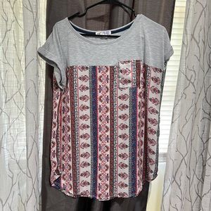 Jolt xl pocket dressy tee